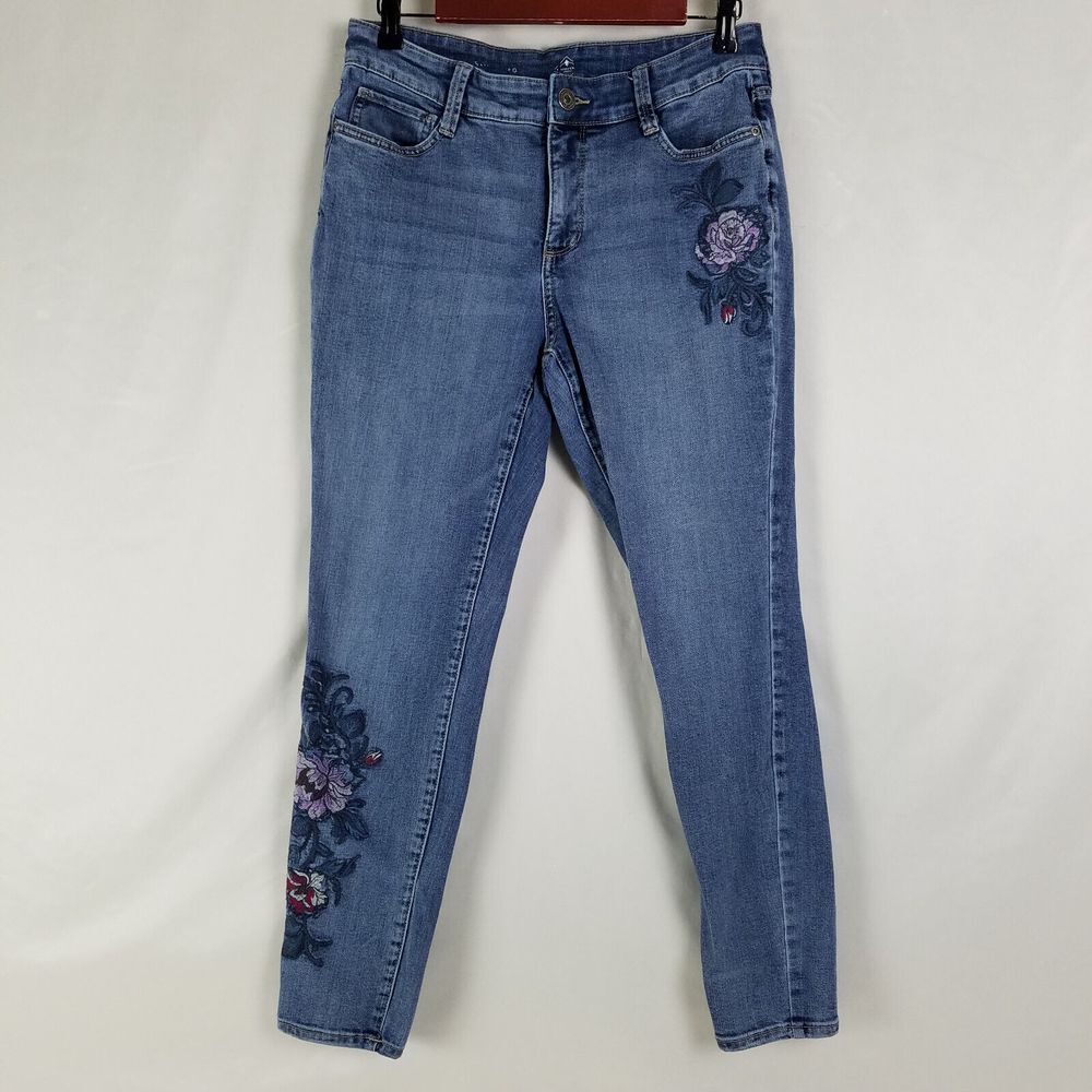 Embroidered Jeans, (St.‎ John's Bay)